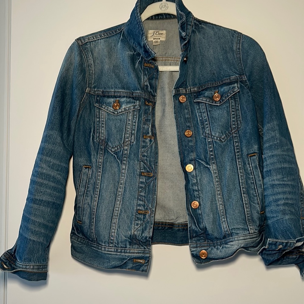 Petite Jcrew classic denim jacket